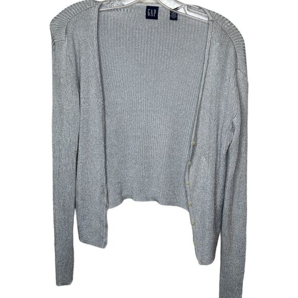 GAP Cardigan‎ Sweater Metallic - Picture 1 of 8